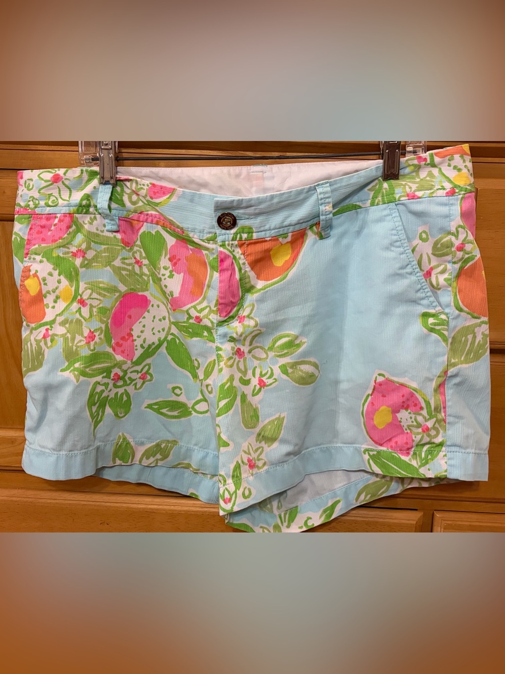 Lilly Pulitzer "The Callahan Shorts" Woman's Low Rise 5-Inch Inseam Size 14